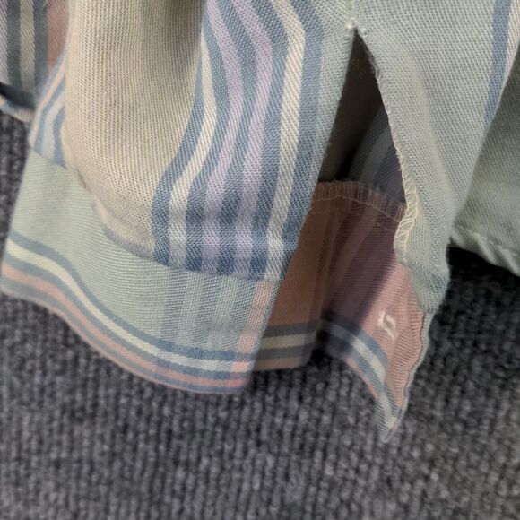 Ms Russ Womens Button Front Shirt Multi Plaid XXL Button Front Long Sleeve - Picture 8 of 16